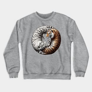 Tigers Yin and Yang by focusln Crewneck Sweatshirt